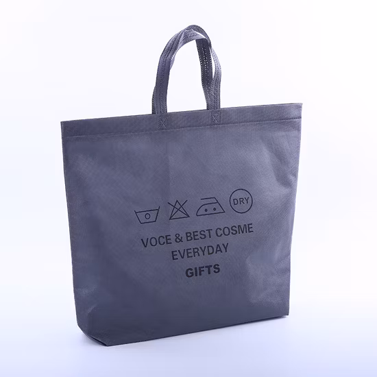 Chine prix bon marché femmes avec poignées sac à provisions portable fourre-tout en toile